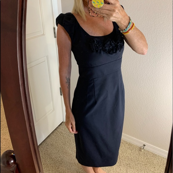 Rebecca Taylor Navy Blue Dress - Picture 14 of 14